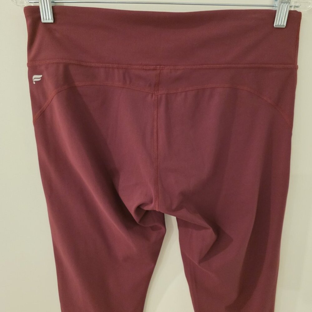 Fabletics Salar Solid PowerForm Leggings Burgundy… - image 5